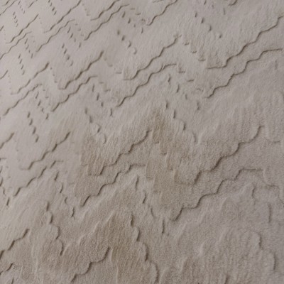 Kилим изкуствена заешка кожа 3Д , НАЛИЧЕН В БЯЛО И В БЕЖОВО