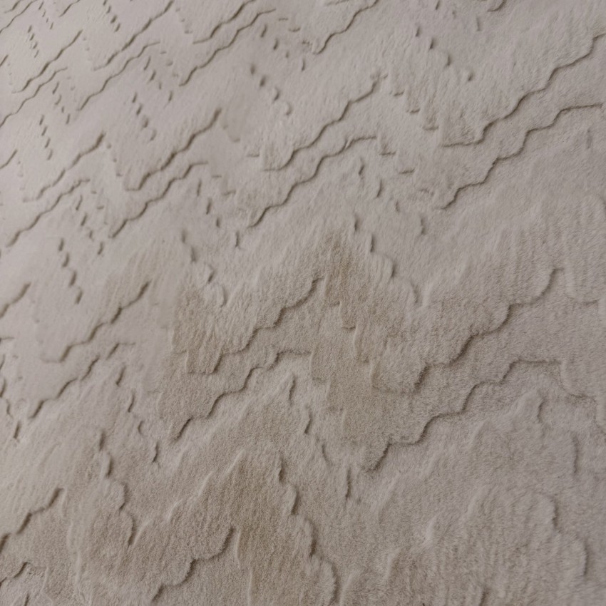 Kилим изкуствена заешка кожа 3Д , НАЛИЧЕН В БЯЛО И В БЕЖОВО