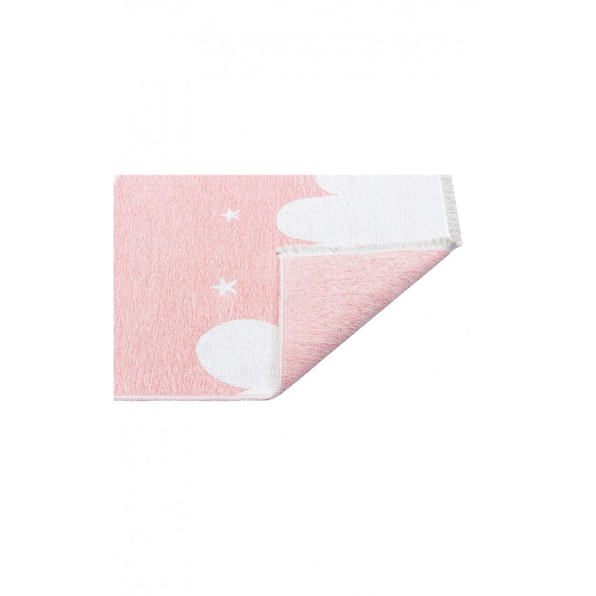 Бебешки килим в розово, с две лица, 115/180 см