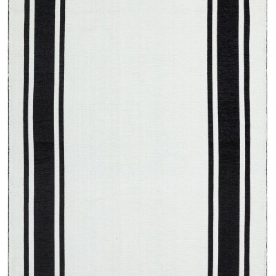 Килим в черно и бяло, с две лица, модерен стил