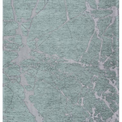 Модерен килим в сиво - син цвят