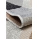 Тъкан килим, с две лица, бежово и черно, рециклиран памук